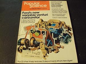 Popular Science Aug 1976 Variable Venturi Carburetor, Solar-Assisted Heat Pump
