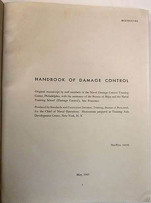 HANDBOOK OF DAMAGE CONTROL