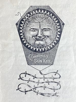 [WEIRD 19TH CENTURY KITES]. Crandall's Sun Kite (advertising booklet)