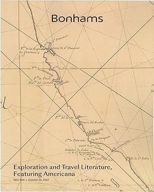 Bonhams Auction Catalog: Exploration and Travel Literature, Featuring Americana