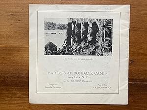 BAILEY'S ADIRONDACK CAMPS, STONY LAKE, N.Y.: THE ROAD TO SUMMER COMFORT