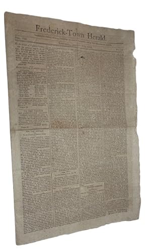Frederick-Town Herald. Vol. VII, No. 12 (August 27th, 1808)