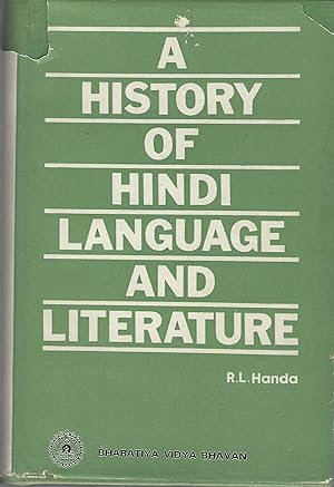 A History of Hindi Language and Literature