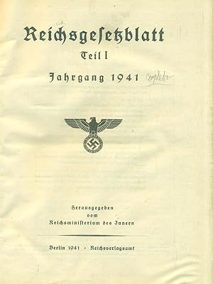 Reichsgesetzblatt teil I/1941
