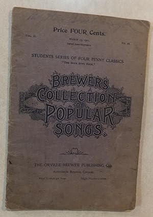 BREWERS COLLECTION OF POPULAR SONGS VOL. II NO. 22