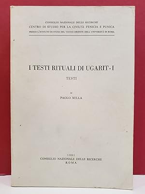I testi rituali di Ugarit, Vol. I: Testi