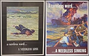 A careless word. a needless loss [together with] A careless word. a needless sinking [two posters]