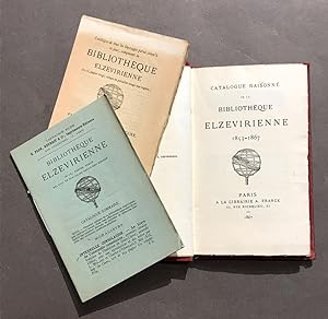 Catalogue raisonné de la Bibliothèque Elzevirienne. 1853-1867.
