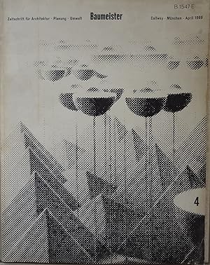Baumeister Vol. 4/1969. "Spiegel" Haus - Verwaltungen - Industriebauten