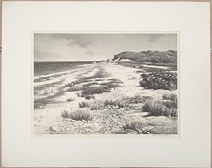 1950 Stow Wengenroth Pencil Signed Lithograph "Sound Shore"