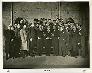 "Claude ROY (tout à gauche), Saturnin FABRE, Henri FALK, Richard "Dick" BLUMENTHAL , René GUISSAR...