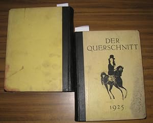 Der Querschnitt. Jahrgang V, 1925 komplett mit den Heften 1-12 in 2 Büchern.