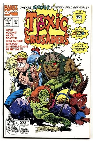 TOXIC CRUSADERS #1-comic book-SAM KEITH COVER-1992-MARVEL
