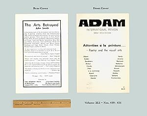Adam International Review, Vol.XLI, Nos 419 - 421, Attention à la peinture, Poetry & Visual Arts,...