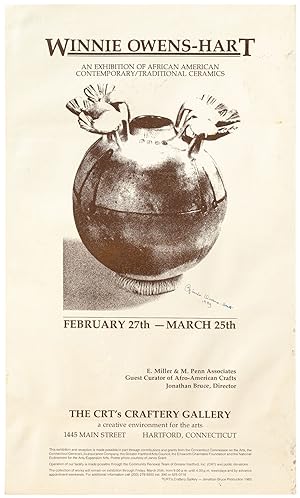 [Exhibition Poster]: Winnie Owens-Hart. An Exhibition of African American Contemporary / Traditio...