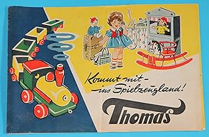 Spielzeugkatalog / Werbebroschüre 50er / 60er Jahre - Spielzeughaus Thomas ( Kassel )