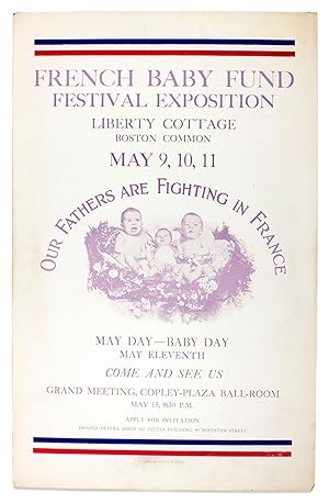 French Baby Fund Festival Exhibition. Liberty Cottage. Boston Common. [opening lines]
