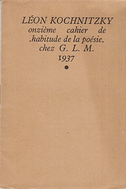 Il ragiunto. Collection habitude de la poésie XI.