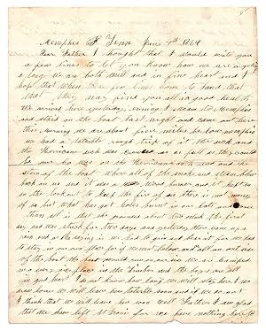 [Brothers in the 12th Missouri Cavalry write to their parents back home in Missouri.]