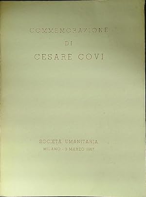 Commemorazione di Cesare Covi