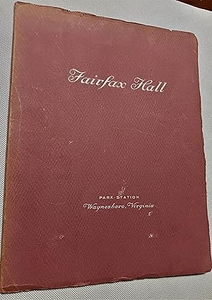Fairfax Hall, 1947-48, Park Station, Waynesboro, Virginia