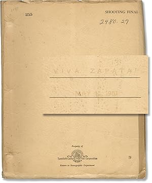Viva Zapata [Viva Zapata!] (Original screenplay for the 1952 film)