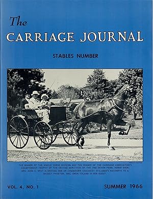 The Carriage Journal: Summer 1966; Stables Number