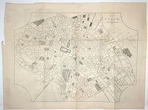 Map of Paris, with the Latest Improvements, 1855