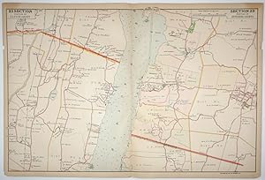 Portion of Ulster County (Saugerties, Glenerie, Ulster Landing, Lake Katrine)/ Portion of Dutches...