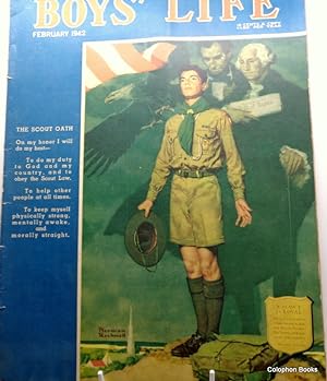 Boy's Life. Single issue for, February 1942. Rockwell cover art. Wartime Issue.