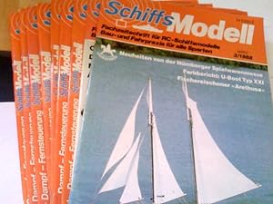 Konvolut: 9 Zeitschriften-Schiffs Modell. Fachzeitschrift für RC Schiffsmodelle Bau- und Fahrprax...