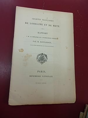 Chartes françaises, de Lorraine et de Metz