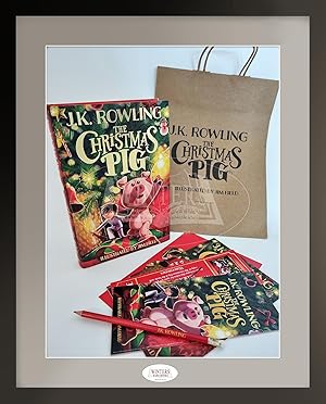 The Christmas Pig - Signed with Hologram - Complete activity pack / promo merchandise included.