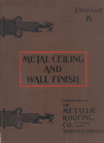 Metal ceiling and wall finish : Catalogue "K"