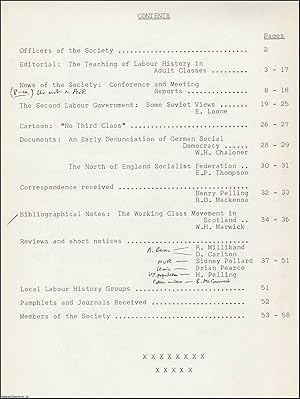 No 6. Bulletin of the Society for the Study of Labour History. Contributors include E.P. Thompson...