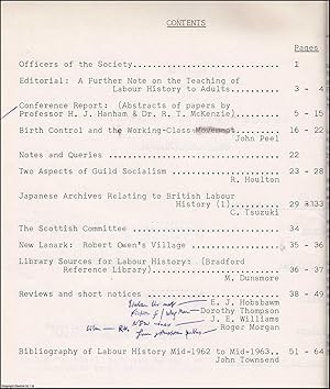 No 7. Bulletin of the Society for the Study of Labour History. Contributors include John Peel and...