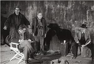 Wings of Desire (Original photograph of Wim Wenders, Peter Falk, and Henri Alekan on the set of t...