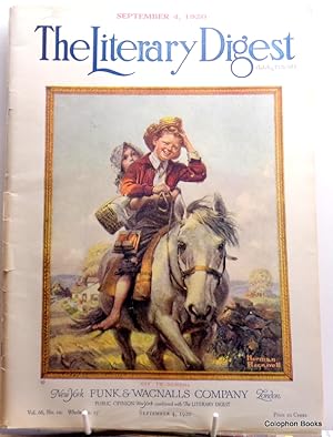 The Literary Digest. Single Issue for September 4th 1920. Vol 66, No 10.
