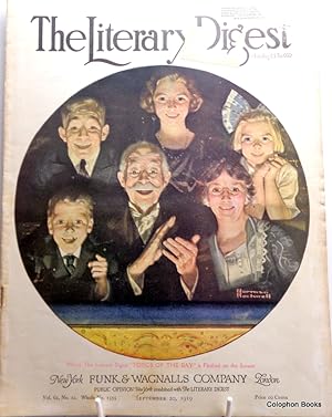 The Literary Digest. Single Issue for September 20th 1919. Vol 62, No 12.