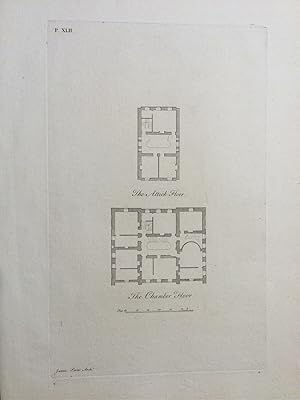 'Plans, elevations, and sections, of noblemen and gentlemen's houses
