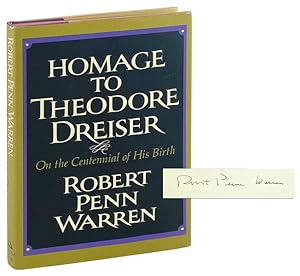 Homage to Theodore Dreiser: August 27, 1871 - December 28, 1945, On The Centennial Of His Birth [...