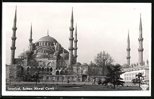 Fotografie unbekannter Fotograf, Ansicht Konstantinopel, Moschee Sultan Ahmet Camii