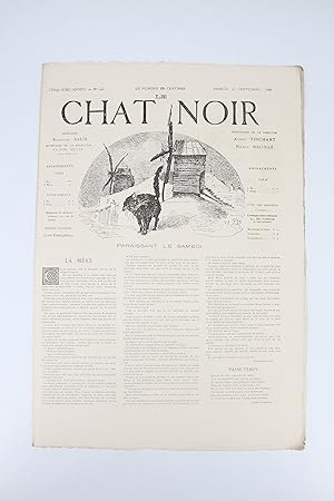 Le Chat noir N°246 de la cinquième année du samedi 25 Septembre 1886
