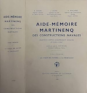 Aide-Memoire Martinenq des constructions navales