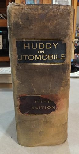 THE LAW OF AUTOMOBILES / HUDDY ON AUTOMOBILES FIFTH EDITION