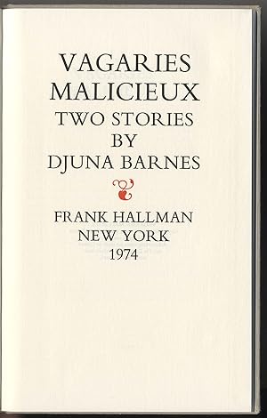 VAGARIES MALICIEUX TWO STORIES