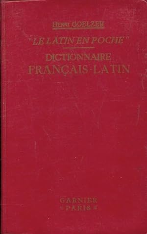 Le latin en poche - Henri Goelzer