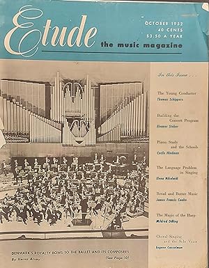 Etude The Music Magazine, October 1952