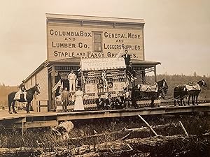 Columbia Box and Lumber Co. General Merchandise and Loggers Supplies Staple and Fancy Groceries P...