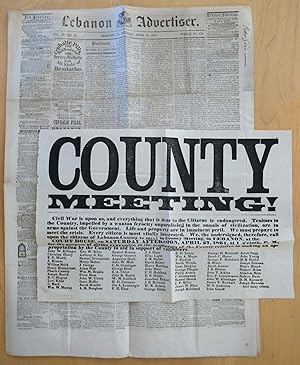 County Meeting! Civil War is Upon Us, and Everything that is Dear to the Citizens is Endangered. ...